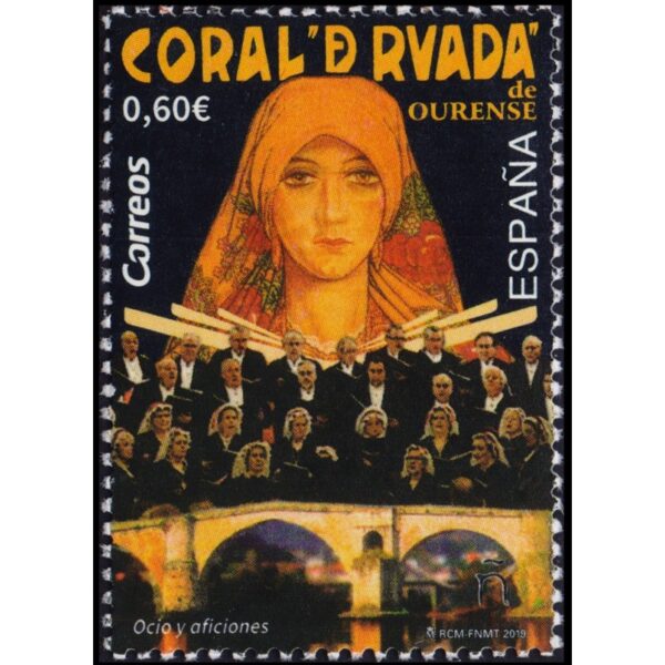 SPAIN/STAMPS, 2019 - MUSIC - CHORUS OF THE RUADA ORENSE - YV 5069 - MNH