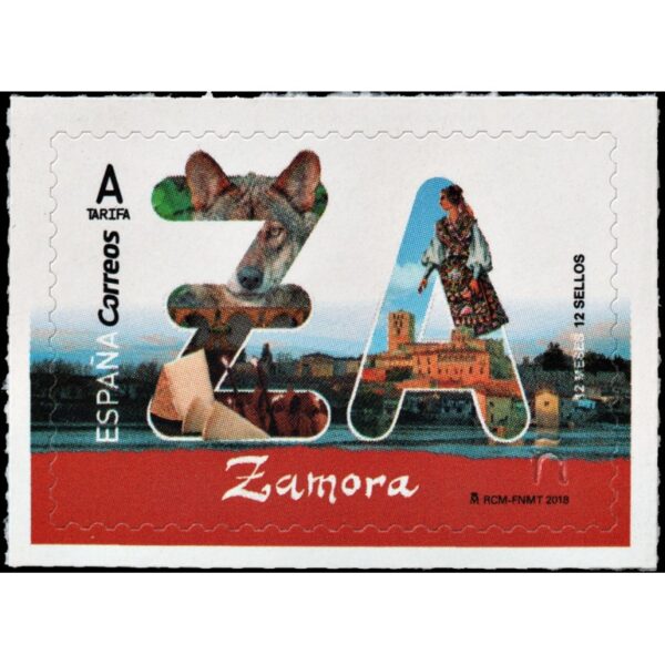 SPAIN/STAMPS 2018 - TOURISM - ZARAGOZA - YV 4964  - SELF ADHESIVE STAMPS