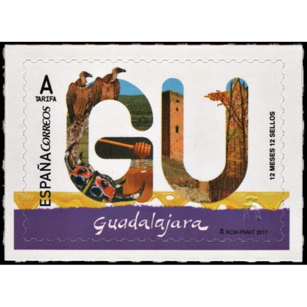 SPAIN/STAMPS, 208 - TOURISM - GUADALAJARA  - YV 4827 - SELF ADHESIVE STAMPS