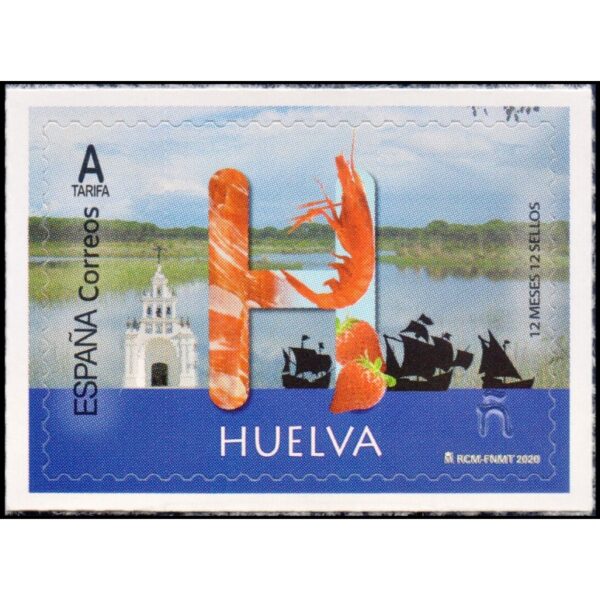 SPAIN/STAMPS, 2020 - TOURISM  HUELVA - YV 5151 - SELF ADHESIVE STAMPS