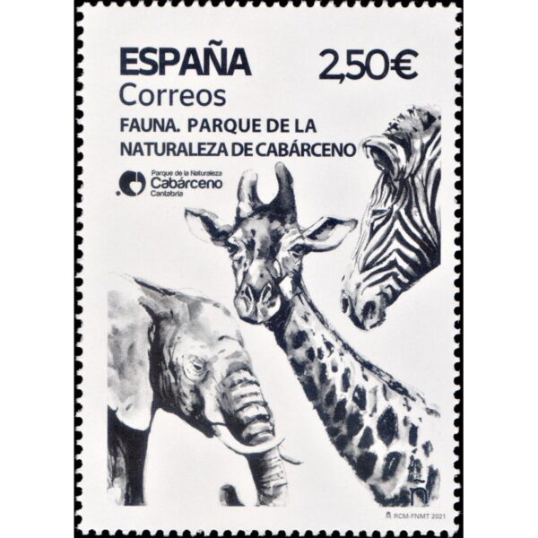 SPAIN/STAMPS, 2021 - NATURAL PARKS - FAUNA - MNH