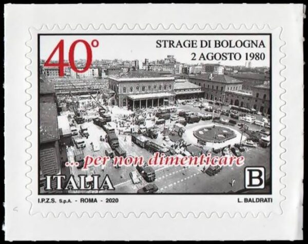 ITALIA/SELLOS, 2020 - TERRORISM - BOLOGNA KILLING - YV 3968 - SELF ADHESIVE STAMPS