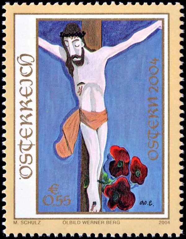 AUSTRIA/SELLOS, 2004 - RELIGION - CRISTO CRUCIFICADO - PINTURAS - YV 2304 - 1 VALOR - NUEVO