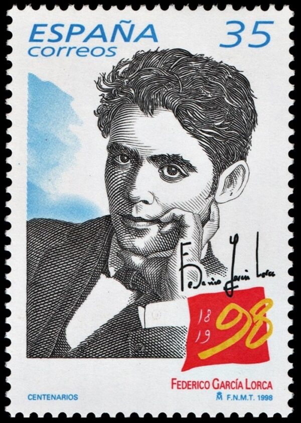 SPAIN/STAMPS, 1998 - LITERATURE - FEDERICO GARCIA LORCA - YV 3122 - 1 VALUE - MNH