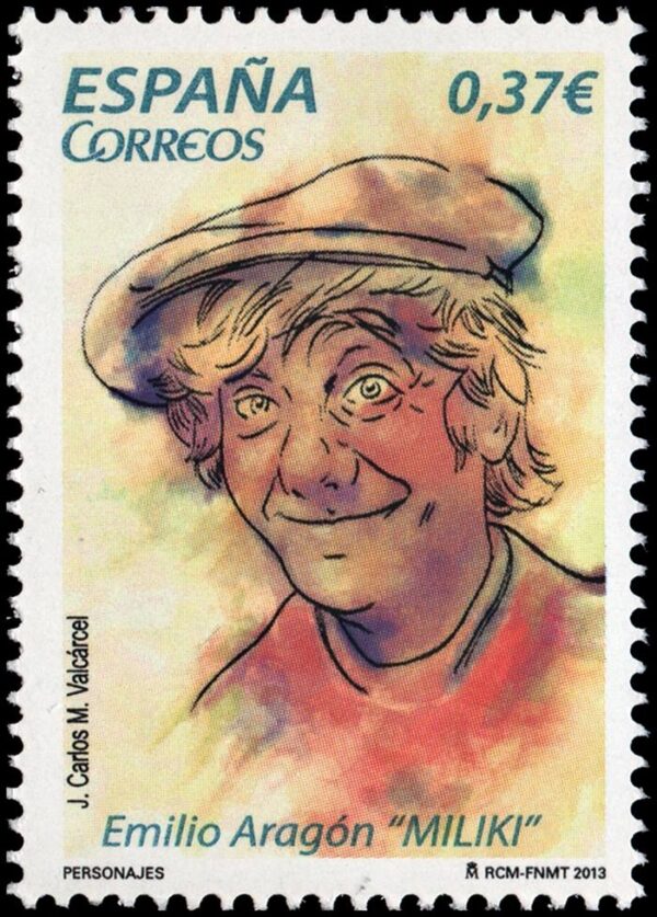 SPAIN/STAMPS, 2013 - PERSONALITIES - CLOWNS - MILIKI - YV 4500 - 1 VALUE - MNH