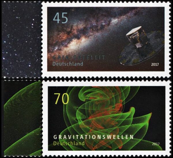 ALEMANIA/SELLOS, 2018 - ASTROFISICA - YV 3129/30 - 2 VALORES - NUEVO