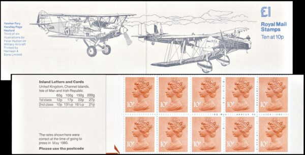 GREAT BRITAIN/STAMPS, 1980 - DEFINITIVES - YV C 782b - 1 - BOOKLET - MNH (copia) (copia)