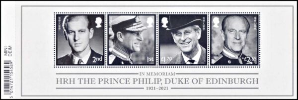 GREAT BRITAIN, 2021 - PRINCE PHILIP OF EDINBURGH - IN MEMORIAM - SOUV SHEET - MNH