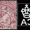 FALKLANDS/STAMPS, 1895-1898 – CLASSIC STAMPS – VICTORIA – WATERMARK W 2 – CROWN CA – YV 11 – CAT. STEFAN HEITZ N° 7a – CANCELED