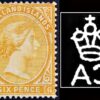 MALVINAS/SELLOS, 1891-1896 - SELLOS CLASICOS - VICTORIA - FILIGRANA W 2 - CROWN CA - YV  13a - CAT. STEFAN HEITZ N° 10b - NUEVO  - BISAGRA