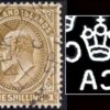 MALVINAS/SELLOS, 1904 - SELLOS CLASICOS - EDUARDO VII - FILIGRANA CA MULTIPLE  W4 - YV 23 - CAT STEFAN HEITZ 21 - 1 VALOR - MATASELLADO