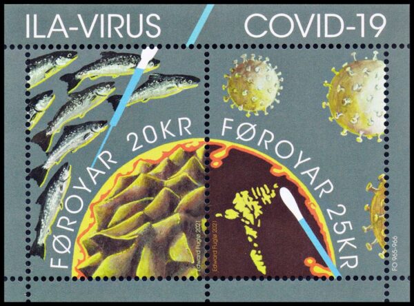 FAROE/SELLOS, 2021 - SALUD - COVID 19 -  YV 1018/19 - HOJITA - NUEVO