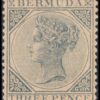 BERMUDA/STAMPS, 1884-1893 – VICTORIA – CLASSIC STAMP – YV 22 – 1 VALUE – HINGED