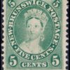 NUEVA BRUNSWICK (CANADA) SELLOS, 1860-1863 - SELLOS CLASICOS - VICTORIA - YV 6 - 1 VALOR - NUEVO - BISAGRA