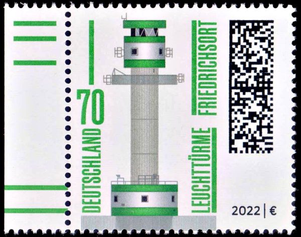 GERMANY/STAMPS, 2022 - LIGHTHOUSES - YV 3481 - 1 VALUE - MNH