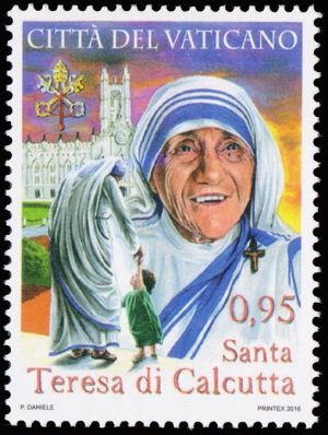 VATICANO/SELLOS, 2016 - SANTA TERESA DE CALCUTA - YV 1729 - 1 VALOR - NUEVO