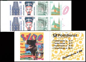 ALEMANIA/SELLOS, 1989 - CURIOSIDADES - ORDINARIOS - YV C 1230 b Ii - CARNET - NUEVO