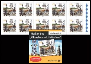 ALEMANIA/SELLOS, 2003 - VILLAS DE ALEMANIA - YV C2182A - CARNET AUTOADHESIVOS, NUEVO