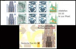 ALEMANIA/SELLOS, 1989 - CURIOSIDADES - ORDINARIOS - YV C 1238 b III - CARNET - NUEVO