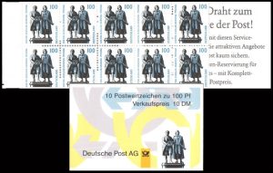 ALEMANIA/SELLOS, 1997 - SELLOS ORDINARIOS - CURIOSIDADES - YV C 1771a - CARNET - NUEVO