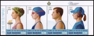 SAN MARINO/SELLOS, 2012 - JUEGOS OLIMPICOS LONDRES 2012 - 4 VALORES - NUEVO