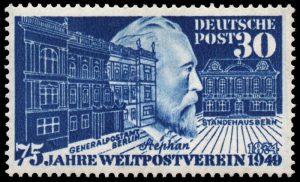 ALEMANIA/SELLOS, 1949 - U.P.U. (UNION POSTAL UNIVERSAL) - YV 2D - 1 VALOR - NUEVO - BISAGRA