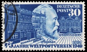 ALEMANIA/SELLOS, 1949 - U.P.U. (UNION POSTAL UNIVERSAL) - YV 2D - 1 VALOR - NUEVO - USADO