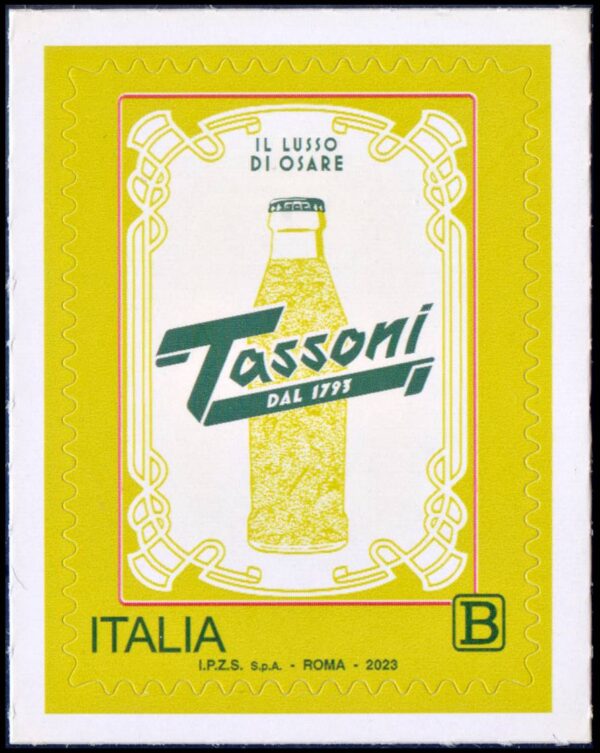 ITALY/STAMPS, 2023 - PRODUCTION AND ECONOMY - SOFT DRINKS - CEDRAL TASSONI SPA - YV 4293 - 1 VALUE - SELF-ADHESIVE