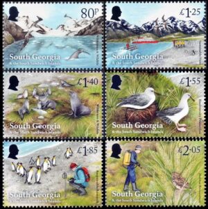 GEORGIAS DEL SUR/SELLOS, 2024 - FAUNA - FOCAS - ALBATROS - PINGUINOS - AVES - BALLENAS - BARCOS - 6 VALORES - NUEVO - MINT