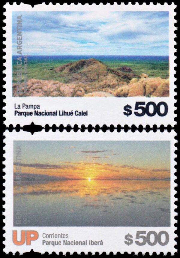 ARGENTINA/STAMPS, 2022 - DEFINITIVES - U.P. STAMPS - NATIONAL PARKS - CAT GJ 4408/09 - 2 VALUES - MNH