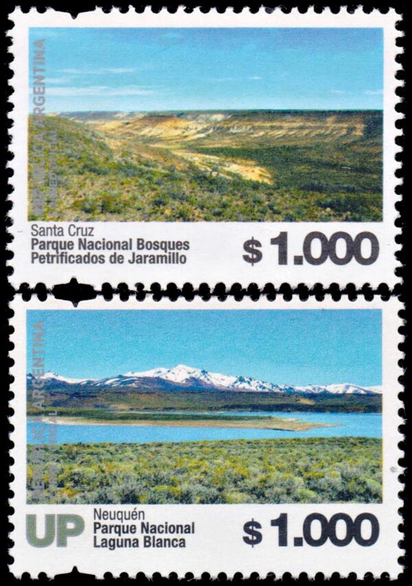 ARGENTINA/STAMPS, 2023 – DEFINITIVES - U.P. – U.P. STAMP – NATIONAL PARKS – CAT GJ 4467/68 – 2 VALUES - MNH