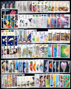 GRAN BRETAÑA - LOTE DE 111 SELLOS - MODERNOS - SERIES COMPLETAS - NUEVO - MINT - 30 % DE DESCUENTO SOBRE PRECIO CATALOGO