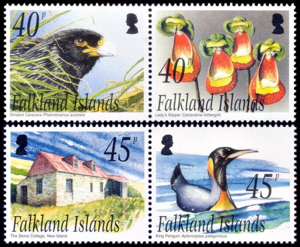 MALVINAS/SELLOS, 2003 - ISLAS - FLORA Y FAUNA - NEW ISLAND - YV 865/68 - 4 VALORES - NUEVO - MINT