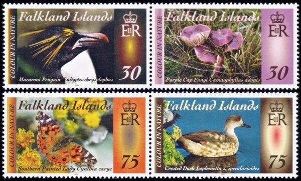 MALVINAS/STAMPS, 2013 - FLORA AND FAUNA - THE COLORS OF NATURE - YV 1159/62 - 4 VALUES - MNH