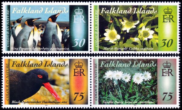 MALVINAS/STAMPS, 2014 - FLORA AND FAUNA - THE COLORS OF NATURE - YV 1181/84 - 4 VALUES - MNH