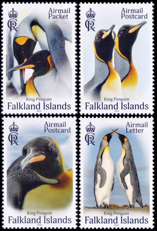 FALKLANDS/STAMPS, 2023 – BIRDS – PENGUINS – YV 1427/30 – 4 VALUES - MNH