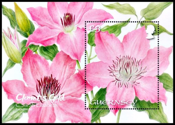 GUERNSEY/STAMPS, 2021 - FLOWERS - YV F 1817 - SOUVENIR SHEET - MINT