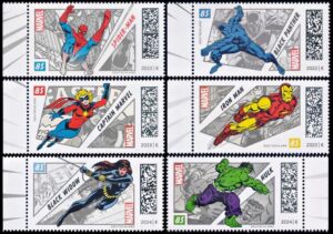 ALEMANIA/SELLOS, 2022-2024 - LOS SUPER HEROES - 6 VALORES - NUEVO - MINT