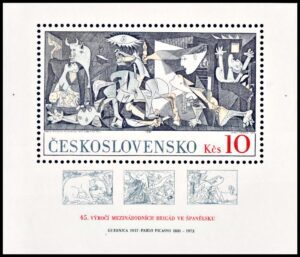 CHECOSLOVAQUIA/SELLOS, 1981 - PINTURA - PABLO PICASSO - "GUERNICA" - YV BF 51 - BLOQUE - NUEVO - MINT