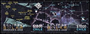 CHILE/SELLOS, 2020 - ECLIPSE SOLAR - ARAUCANIA -