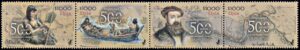 CHILE/SELLOS, 2020 - ESTRECHO DE MAGALLANES - 500 ANIVERSARIO DEL DESCUBRIMIENTO - YV 2161/64 - 4 VALORES - NUEVO - MINT