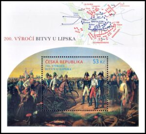 REPUBLICA CHECA/SELLOS, 2013 - BATALLA DE LEIPZIG - UNIFORMES MILITARES - YV BF 50 - BLOQUE - NUEVO - MINT