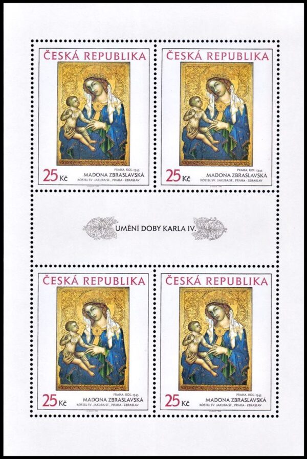 REPUBLICA CHECA/SELLOS, 2006 - EL ARTE DE LA EPOCA DEL REINO DE CHARLES IV - YV 422 - HOJITA - NUEVO - MINT