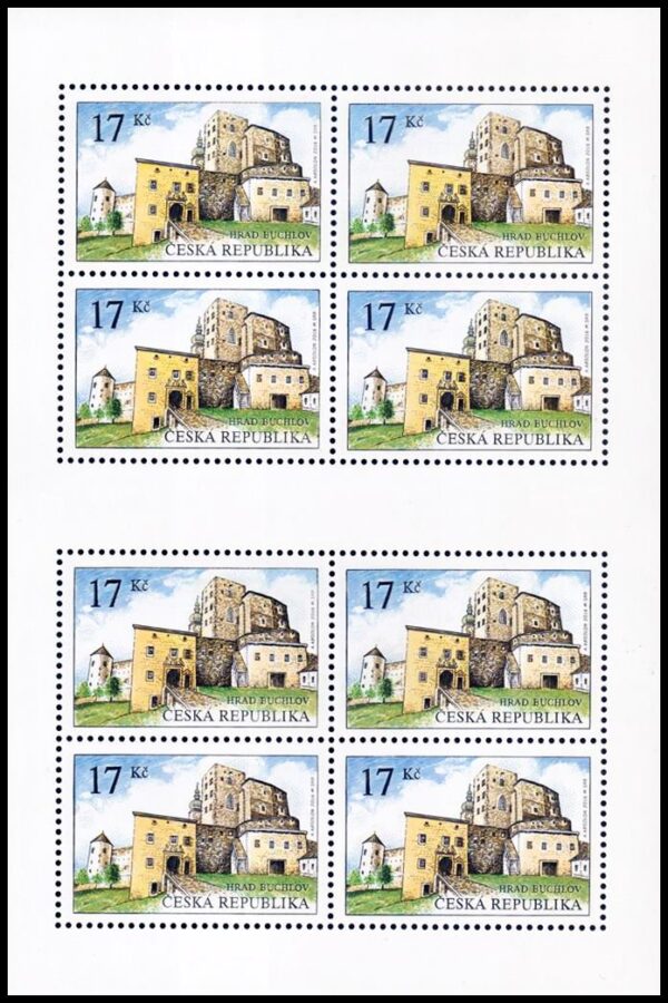CZECH REPUBLIC/STAMPS, 2016 - HERITAGE AND ARCHITECTURE - BUCHLOV CASTLE - YV 798 - SHEET - MNH