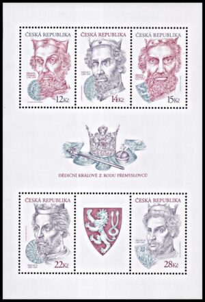 REPUBLICA CHECA/SELLOS,, 2006 - REYES DE BOHEMIA - DINASTIA DE LOS PREMISLIDAS - YV BF 22 - BLOQUE - NUEVO - MINT
