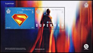SAN MARINO/STAMPS, 2024 - COMICS - SUPERMAN - DC - SOUVENIR SHHET MNH