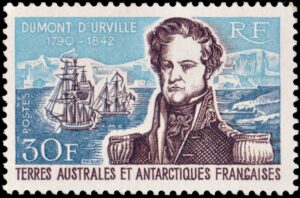 ANTARTIDA FRANCESA (T.A.A.F.) SELLOS, 1968 - BARCOS - ALMIRANTE DUMONT D'URVILLE - YV 25 - 1 VALOR - MINT
