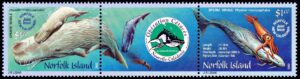 NORFOLK/SELLOS, 2002 – CETACEOS – CACHALOTES – YV 755/56 – 2 VALORES – NUEVO – MINT