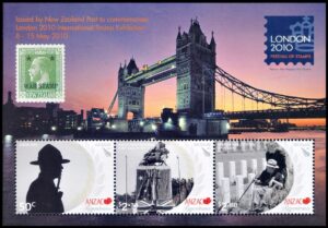 NEW ZEALAND/STAMPS, 2010 - WORLD WAR I MEMORIAL - YV BF 251 - SOUVENIR SHEET - MNH