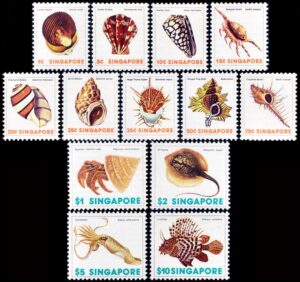 SINGAPUR/SELLOS, SELLOS ORDINARIOS - FAUNA MARINA - YV 2062/74 - 13 VALORES - NUEVO - MINT